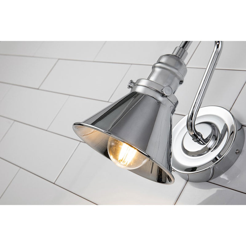 Lucas McKearn Provence 1 Light Bath/Vanity, Polished Chrome