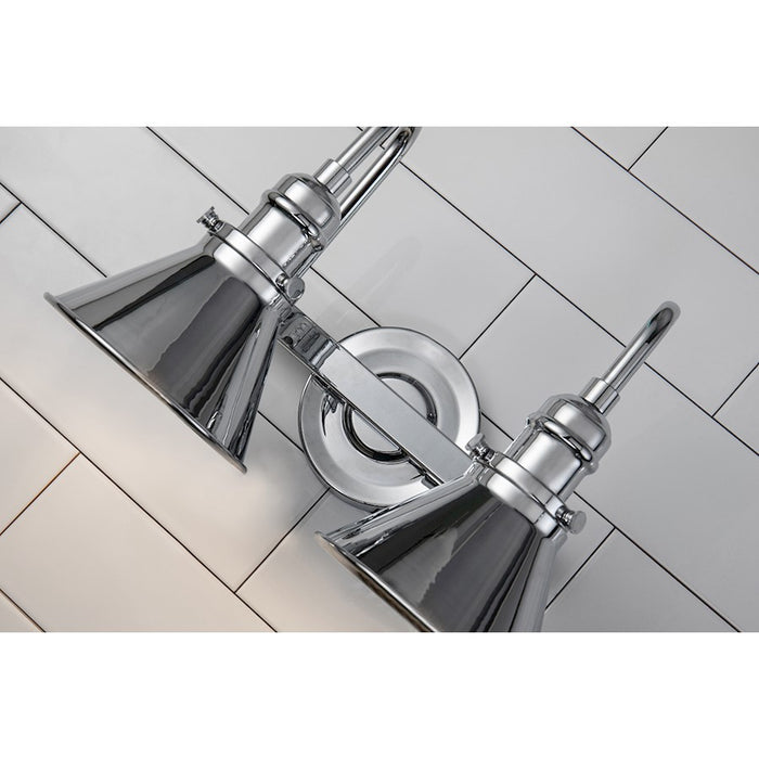Lucas McKearn Provence 2 Light Bath/Vanity, Polished Chrome
