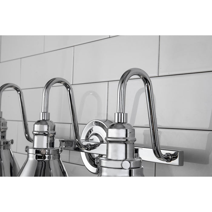 Lucas McKearn Provence 3 Light Bath/Vanity, Polished Chrome