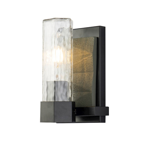 Lucas McKearn Navarre 1 Light Wall Sconce, Black/Grey - BB91595-1
