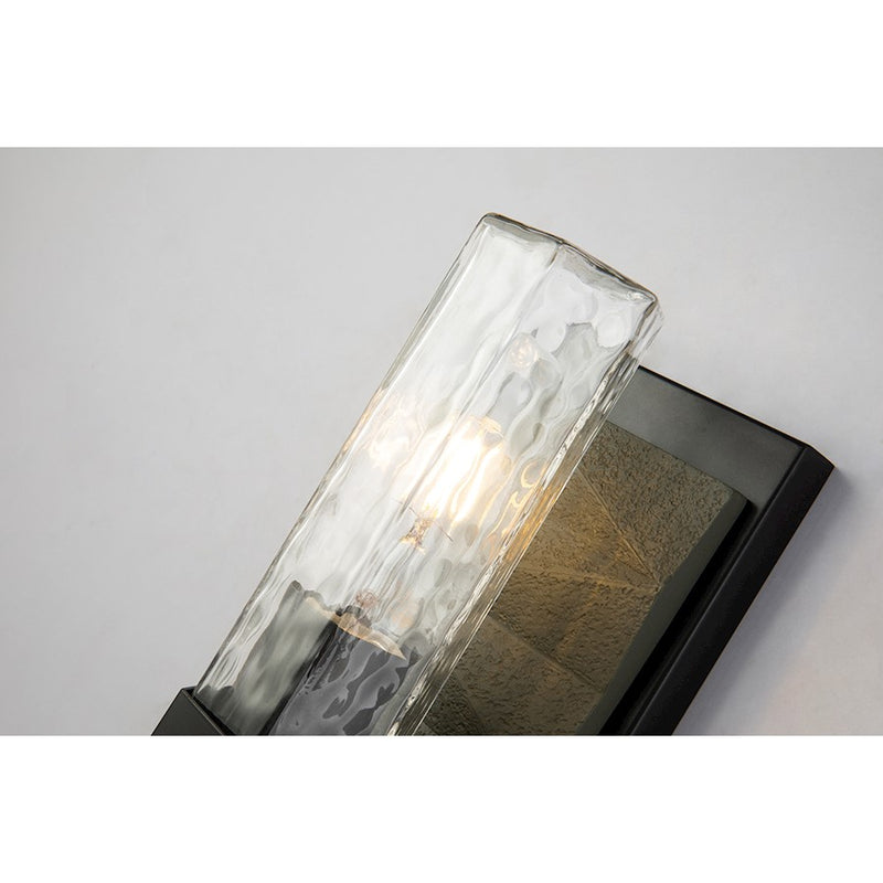 Lucas McKearn Navarre 1 Light Wall Sconce, Black/Grey