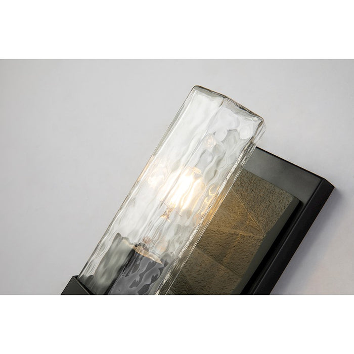 Lucas McKearn Navarre 1 Light Wall Sconce, Black/Grey