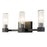 Lucas McKearn Navarre 3 Light Bath/Vanity, Black/Grey - BB91595-3