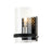 Lucas McKearn Mazant 1Lt Wall Sconce, Matte Black/Polished Chrome - BB91598-1