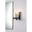 Lucas McKearn Mazant 1Lt Wall Sconce, Matte Black/Polished Chrome