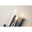 Lucas McKearn Mazant 1Lt Wall Sconce, Matte Black/Polished Chrome