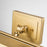 Lucas McKearn Cade 4 Light Picture Light, Brushed Brass