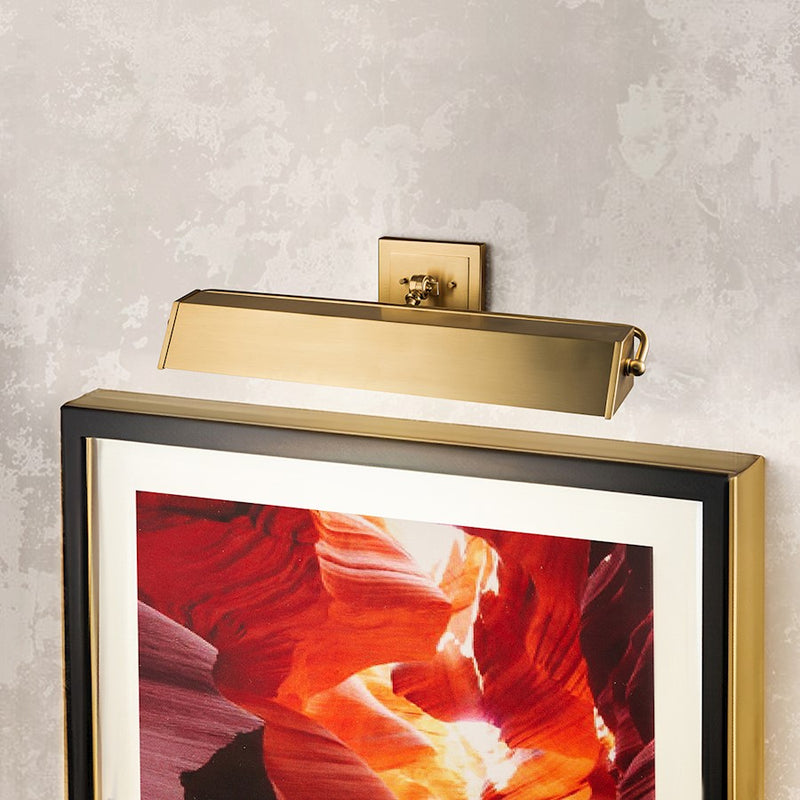 Lucas McKearn Cade 4 Light Picture Light, Brushed Brass
