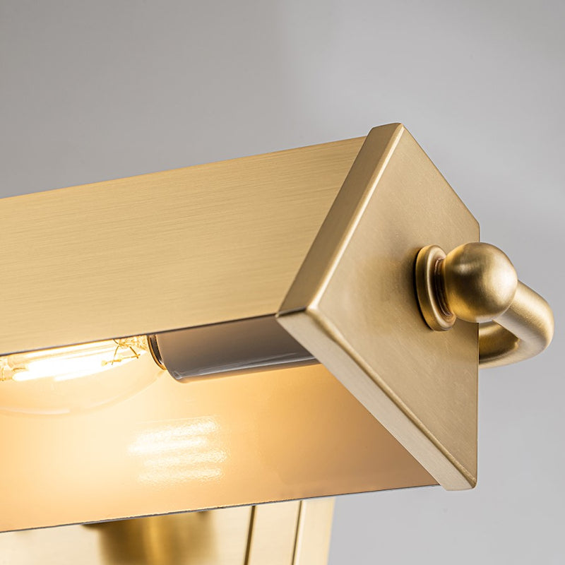 Lucas McKearn Cade 2 Light Picture Light, Brushed Brass