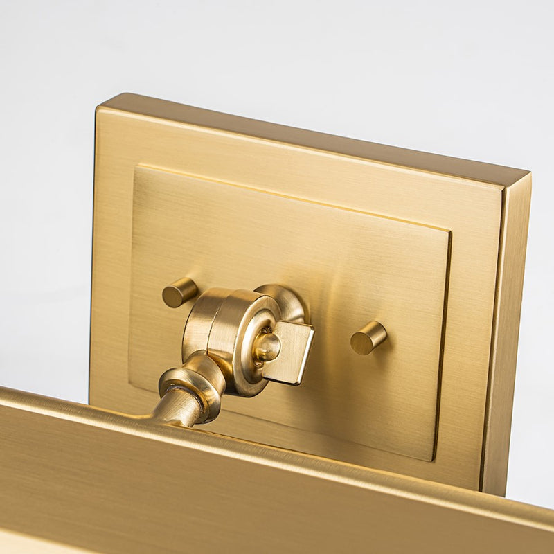 Lucas McKearn Cade 2 Light Picture Light, Brushed Brass