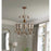 Lucas McKearn Tivoli 5Lt Chandelier, Cream/Silver/Gold/ Silver