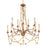 Lucas McKearn Mosaic 10 Light Chandelier, Gold Leaf