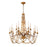Lucas McKearn Mosaic 15 Light Chandelier, Gold Leaf
