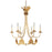 Lucas McKearn Sweet Olive 6 Light Chandelier, Distressed Gold - CH1159-6