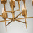 Lucas McKearn Sawgrass 6 Light Chandelier, Gold Leaf/Opal Etched