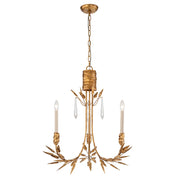 Lucas McKearn Palm D'Or 3 Light Chandelier, Gold - CH7407G-3