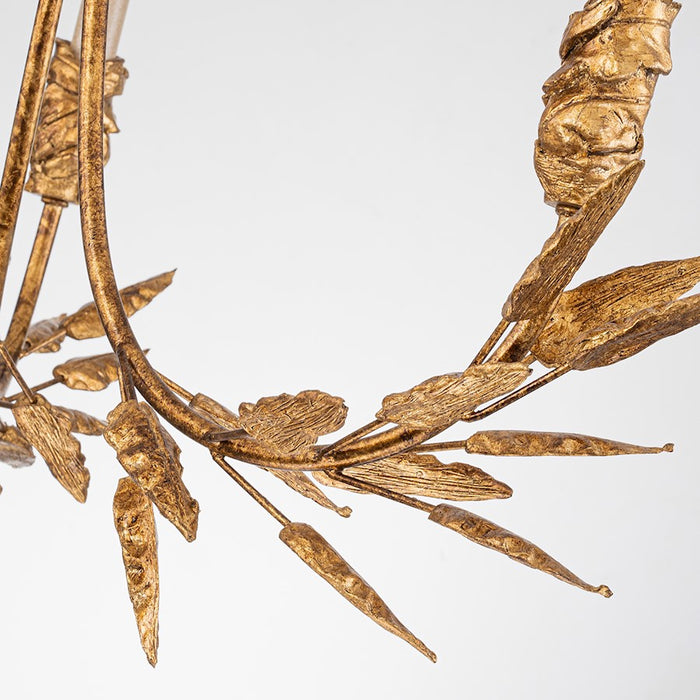 Lucas McKearn Palm D'Or 3 Light Chandelier, Gold