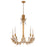 Lucas McKearn Palm D'Or 5 Light Chandelier, Gold - CH7407G-5