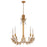 Lucas McKearn Palm D'Or 5 Light Chandelier, Gold