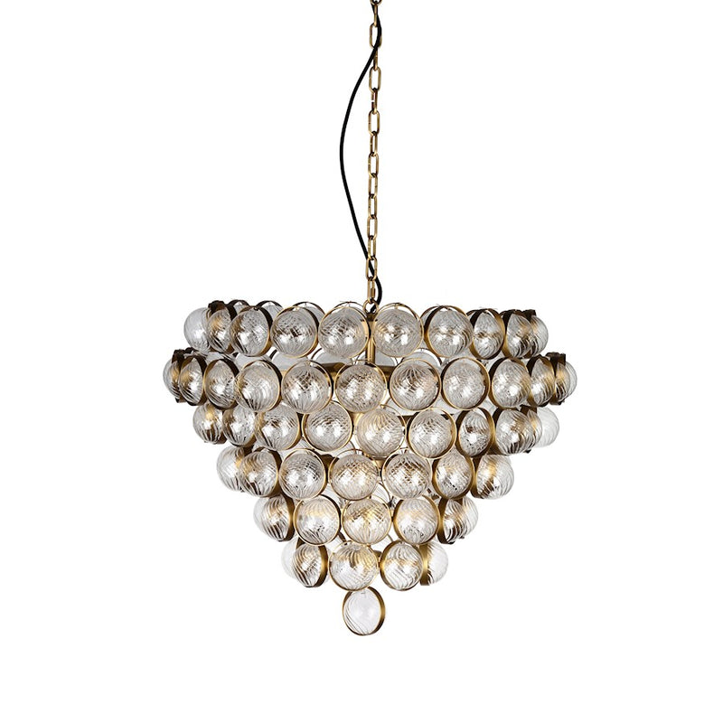 Lucas McKearn Bouquet 8 Light Chandelier, Aged Brass - CH9069