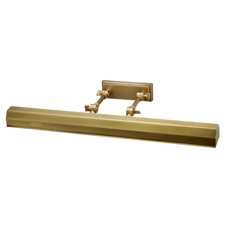 Lucas McKearn Chawton 2 Light Picture Light, Aged Brass - CHAWTONPLL-AB