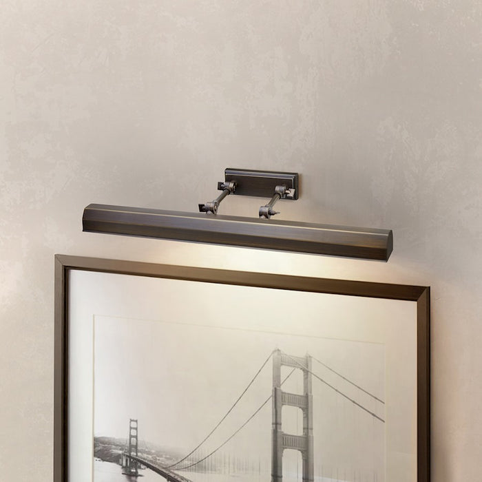 Lucas McKearn Chawton 2 Light Picture Light, Dark Bronze