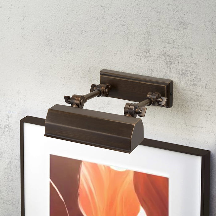 Lucas McKearn Chawton 1 Light 7" Picture Light, Dark Bronze