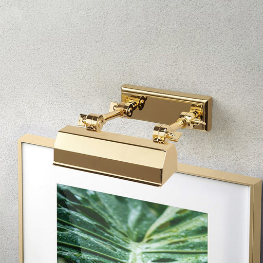 Lucas McKearn Chawton 1 Light 7" Picture Light, Polished Brass