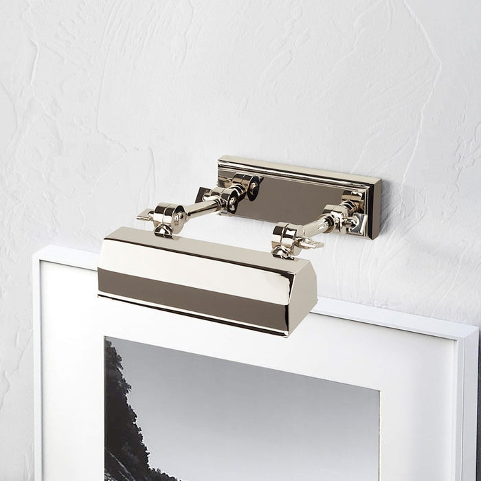 Lucas McKearn Chawton 1 Light 7" Picture Light, Polished Nickel
