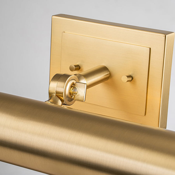 Lucas McKearn Coates 26" Picture Light, Brushed Brass