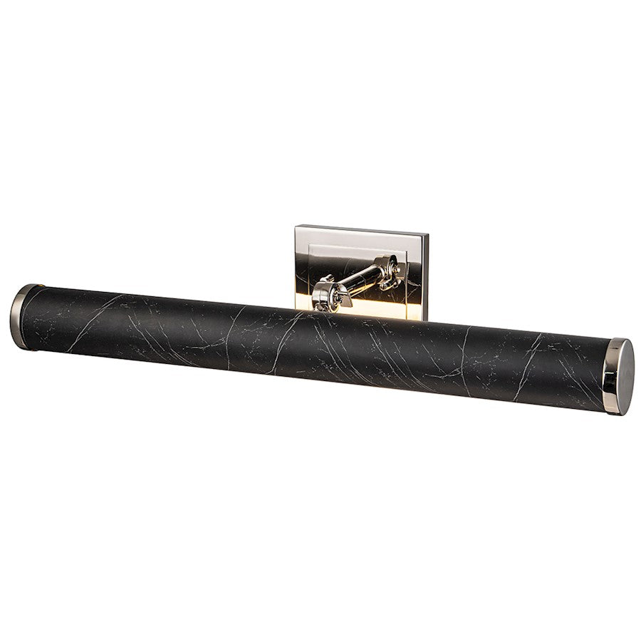 Lucas McKearn Coates 26" Picture Light, Black Marble/Nickel - COATES-PLL-BM