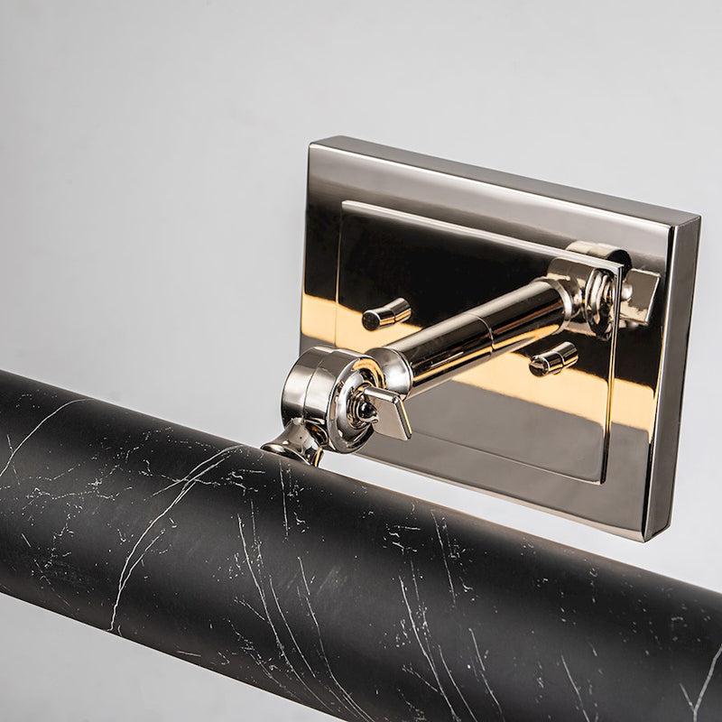 Lucas McKearn Coates 26" Picture Light, Black Marble/Nickel