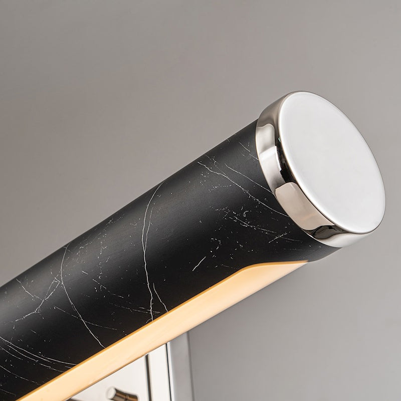 Lucas McKearn Coates 26" Picture Light, Black Marble/Nickel