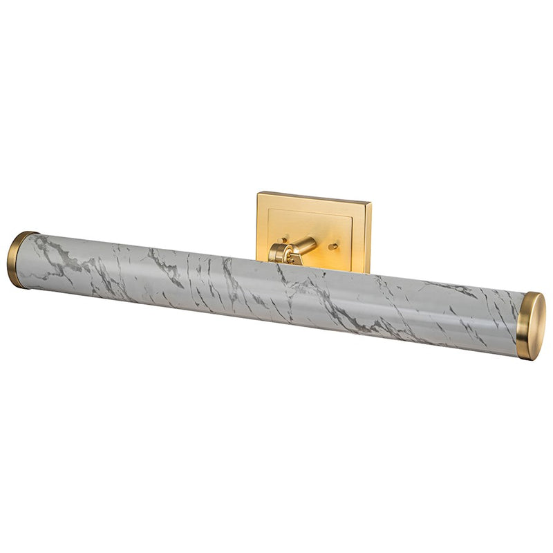 Lucas McKearn Coates 26" Picture Light, Carrera Stone/Brass - COATES-PLL-CS