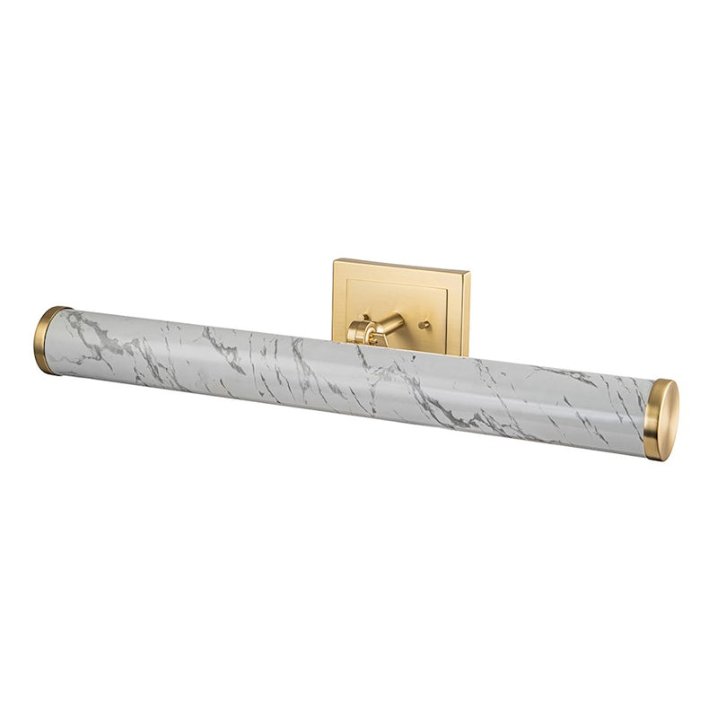 Lucas McKearn Coates 26" Picture Light, Carrera Stone/Brass