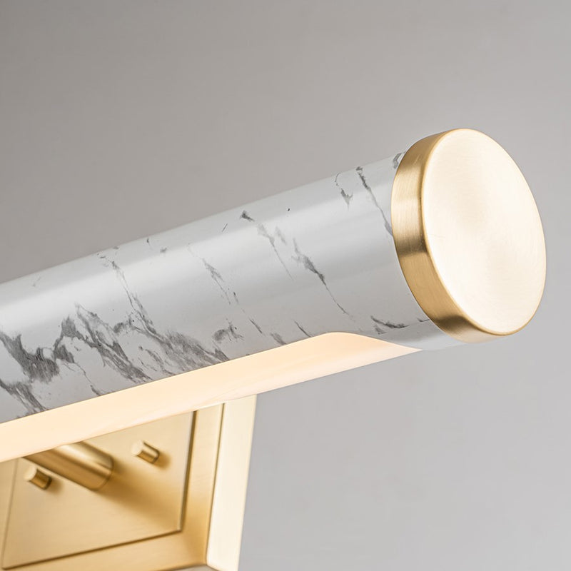 Lucas McKearn Coates 26" Picture Light, Carrera Stone/Brass