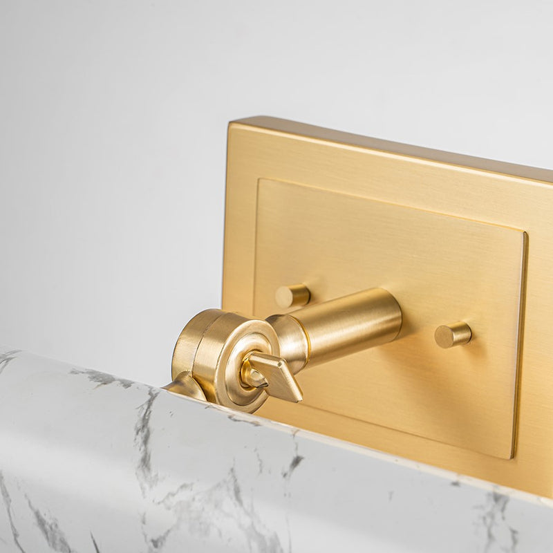 Lucas McKearn Coates 26" Picture Light, Carrera Stone/Brass