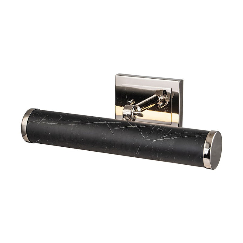 Lucas McKearn Coates 16" Picture Light, Black Marble/Nickel - COATES-PLM-BM