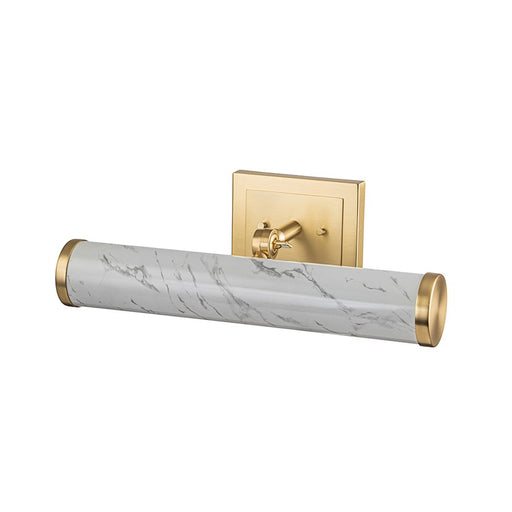 Lucas McKearn Coates 16" Picture Light, Carrera Stone/Brass