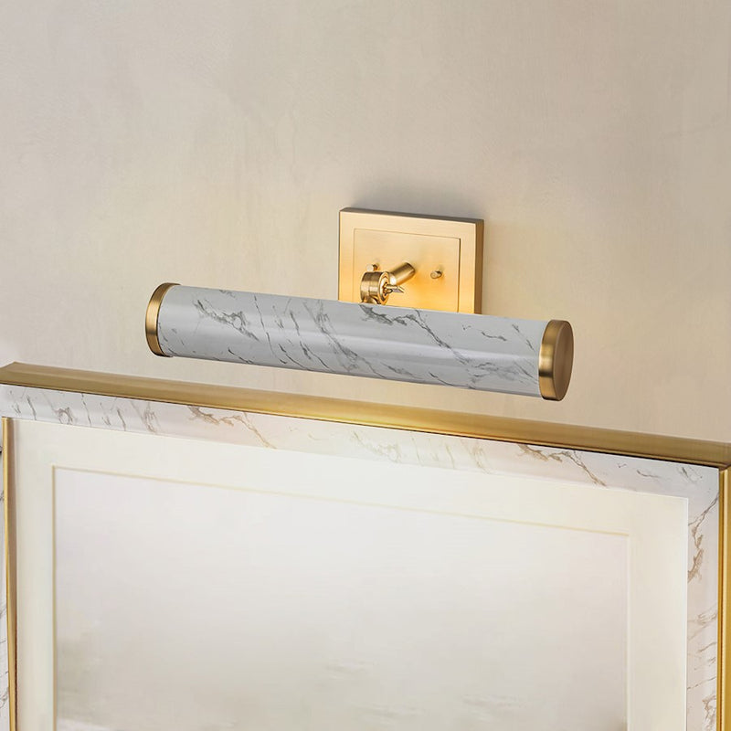 Lucas McKearn Coates 16" Picture Light, Carrera Stone/Brass