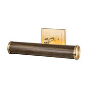Lucas McKearn Coates 16" Picture Light, Dark Wood/Brass - COATES-PLM-DWF