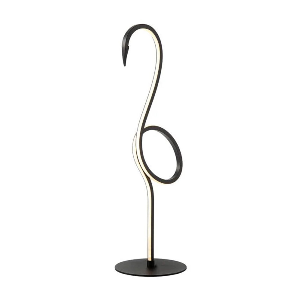 Lucas McKearn Flamingo 1 Light LED Table Lamp, Black - EL-FLAMINGO-TL-BLACK