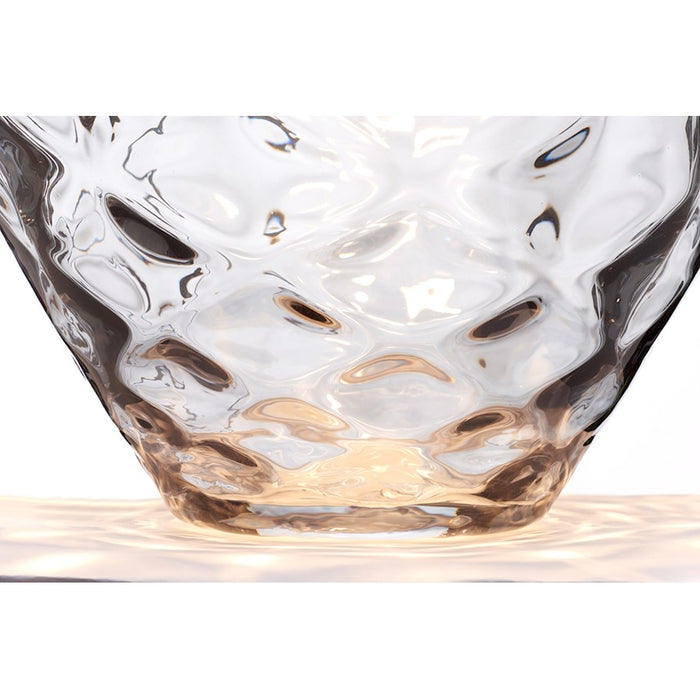 Lucas McKearn Samara 2Lt Table Lamp, Nickel/White/Smoke