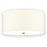 Lucas McKearn Fletcher 3Lt 18" Flush Mount, Brs/Ivory - FM-FLETCHER18-3LT-IV-AB