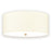 Lucas McKearn Fletcher 5Lt Flush Mount, Brass/Ivory - FM-FLETCHER22-5LT-IV-AB