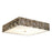 Lucas McKearn Mosaic 3 Light 16" Square Flush Mount, Silver - FM1158S-SQ-16