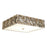 Lucas McKearn Mosaic 4 Light 20" Square Flush Mount, Silver - FM1158S-SQ-20