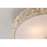 Lucas McKearn Trellis 4Lt Flush Mount, Putty Patina/Silver Orb