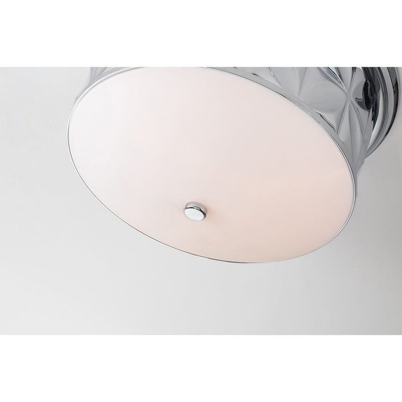 Lucas McKearn Epsilon 3 Light Flush Mount, Polished Chrome