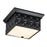 Lucas McKearn Alpha 4 Light Flush Mount, Matte Black - FM1302MB-14